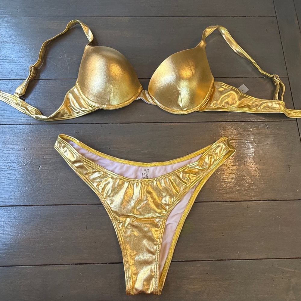 Gold Bikini Set